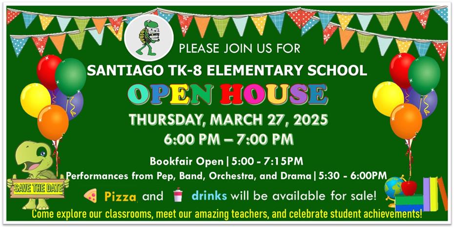 Santiago TK-8 School Open House